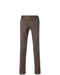 Pantalon chino marron Incotex