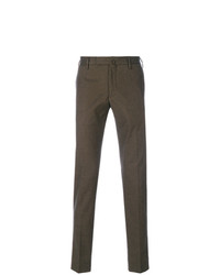 Pantalon chino marron Incotex