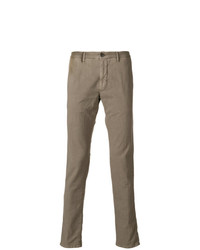 Pantalon chino marron Incotex