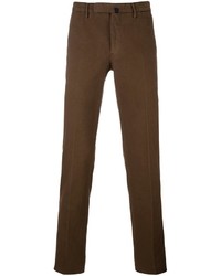 Pantalon chino marron Incotex