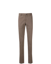 Pantalon chino marron Incotex