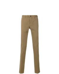 Pantalon chino marron Incotex