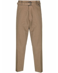 Pantalon chino marron Low Brand