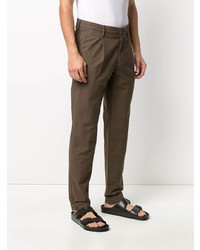 Pantalon chino marron Incotex