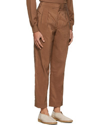 Pantalon chino marron Lemaire