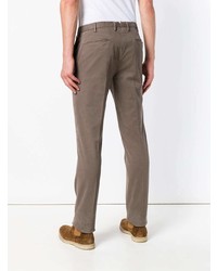 Pantalon chino marron Incotex