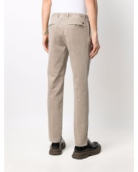 Pantalon chino marron Incotex