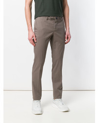 Pantalon chino marron Incotex