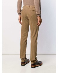 Pantalon chino marron Dell'oglio