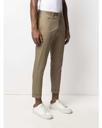 Pantalon chino marron Low Brand