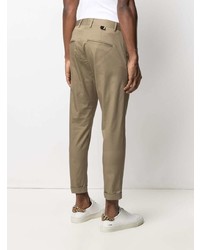 Pantalon chino marron Low Brand