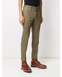 Pantalon chino marron Incotex