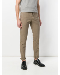 Pantalon chino marron Incotex