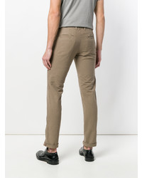 Pantalon chino marron Incotex