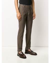 Pantalon chino marron Incotex