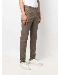 Pantalon chino marron Incotex