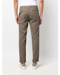 Pantalon chino marron Incotex