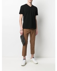 Pantalon chino marron Daniele Alessandrini