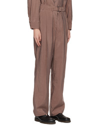 Pantalon chino marron Lemaire