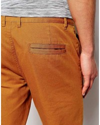 Pantalon chino moutarde