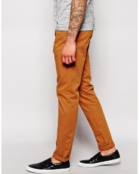 Pantalon chino moutarde