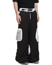 Pantalon chino noir et blanc Kusikohc