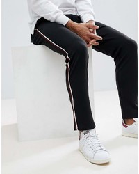 Pantalon chino noir et blanc