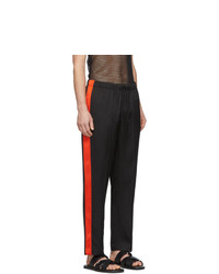 Pantalon chino noir Dries Van Noten