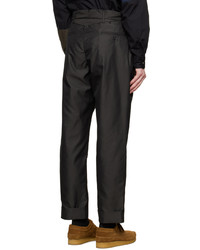 Pantalon chino noir Engineered Garments