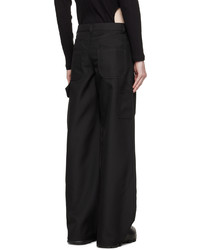 Pantalon chino noir Courrèges