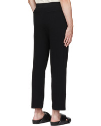 Pantalon chino noir Nanushka