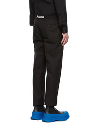 Pantalon chino noir Alexander McQueen