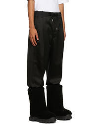 Pantalon chino noir Sacai