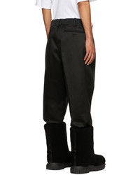 Pantalon chino noir Sacai