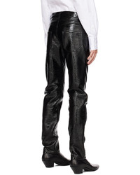 Pantalon chino noir Courrèges