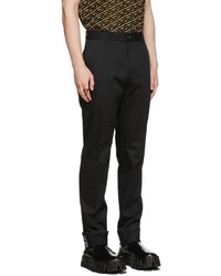 Pantalon chino noir Versace