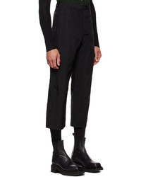 Pantalon chino noir Eckhaus Latta