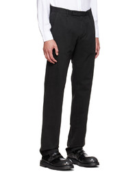 Pantalon chino noir Massimo Alba