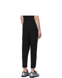 Pantalon chino noir Homme Plissé Issey Miyake