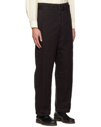 Pantalon chino noir Lemaire