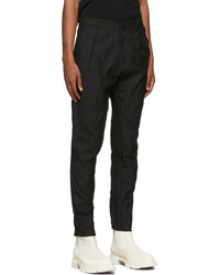 Pantalon chino noir Bianca Saunders