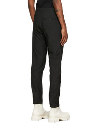 Pantalon chino noir Bianca Saunders