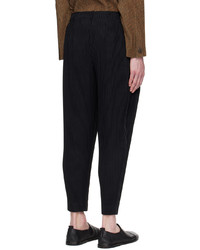 Pantalon chino noir Homme Plissé Issey Miyake