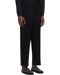 Pantalon chino noir Homme Plissé Issey Miyake