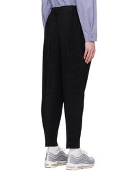 Pantalon chino noir Homme Plissé Issey Miyake