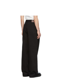 Pantalon chino noir Dries Van Noten