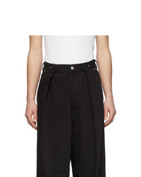 Pantalon chino noir Dries Van Noten