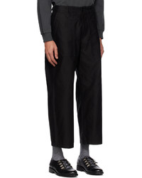 Pantalon chino noir Beams Plus