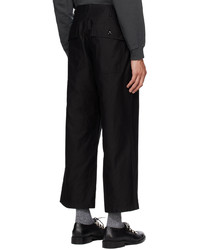 Pantalon chino noir Beams Plus