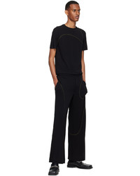 Pantalon chino noir Eckhaus Latta